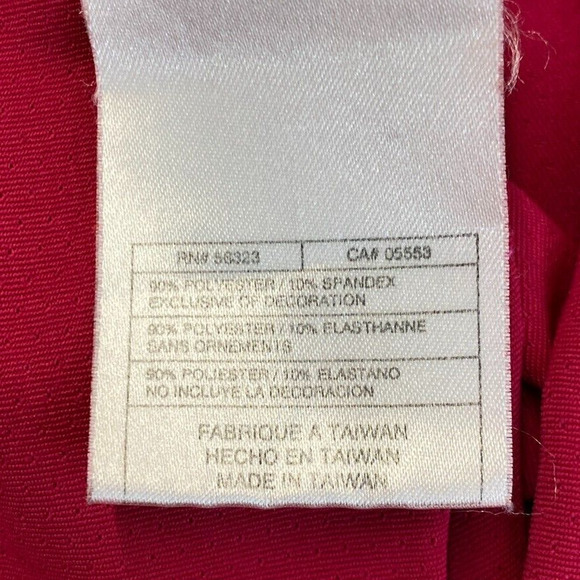 Nike Golf Shirt Womens XS (0-2) Pink Dri Fit Short Sleeve 1/4 Zip Activewear Top - Picture 10 of 12